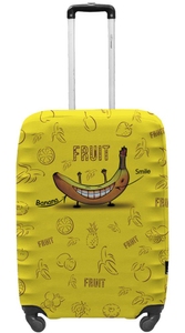 Чехол защитный для среднего чемодана из дайвинга Желтый Банан M 9002-0424, 900-желтый банан