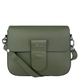 Жіноча сумка Karya з натуральної шкіри KR5068-084 оливкового кольору, Оливковий