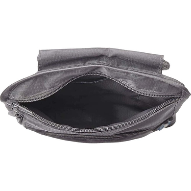 Дорожный текстильный кошелек на шею Carlton Travel Accessories NCKPCHGRY серый