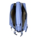 Жіноча сумка на два відділи з натуральної шкіри Tony Bellucci 0308-206 блакитна, Блакитний