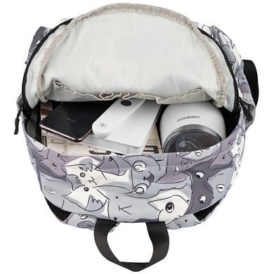 Повсякденний рюкзак з відділенням для ноутбука 2Е TeensPack 2E-BPT6114GC Cats (сірий), Сірий