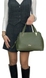 Жіноча середня сумка Karya з натуральної шкіри KR2465-084 темно-оливкова, Темно-оливковий