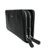 Кожаное портмоне Tergan на два отдела на молнии TG2197 черного цвета, Черный