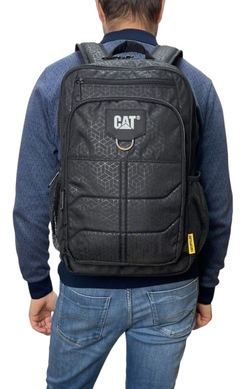 Рюкзак CAT Millennial Classic Bennett з відділенням для ноутбука до 15" 84184;478 Black Heat Embossed (Чорний)