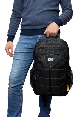 Рюкзак CAT Millennial Classic Bennett з відділенням для ноутбука до 15" 84184;478 Black Heat Embossed (Чорний)