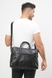 Мужская деловая сумка на молнии Tony Bellucci из гладкой кожи TB1156-1 черная