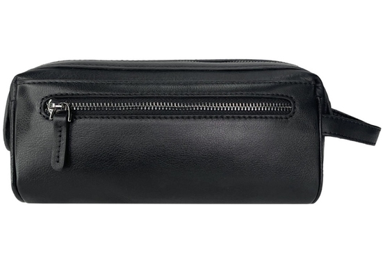 Шкіряна горизонтальна сумка Karya з боковою ручкою KR068-554 чорного кольору
