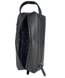 Кожаная горизонтальная сумка Karya с боковой ручкой KR068-554 черного цвета