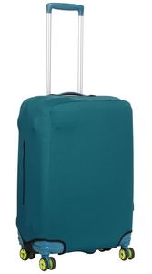 Чехол защитный для среднего чемодана из неопрена M 8002-38, Темно-бирюзовый