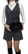 Женская замшевая сумка Karya малого размера KR2368-6 черного цвета, Черный