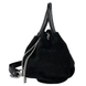 Жіноча замшева сумка Karya малого розміру KR2368-6 чорного кольору, Чорний