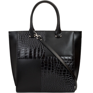 Жіноча сумка Mattioli із натуральної італійської шкіри 013-20C чорного кольору, Чорний