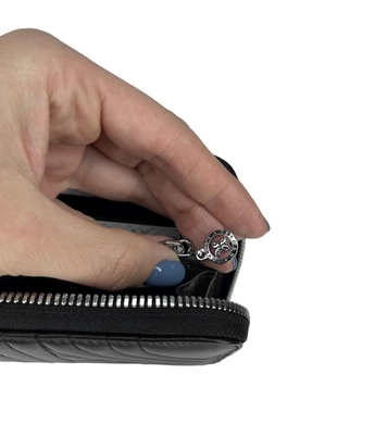 Шкіряний гаманець Tergan з кистьовим ременем TG5800 чорного кольору