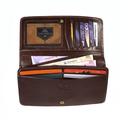 Жіночий гаманець з натуральної шкіри Tony Perotti Vernazza 3448 moro (коричневий)