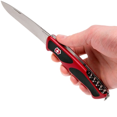 Большой складной нож Victorinox Ranger Grip 68 0.9553.C (Красный с черным)