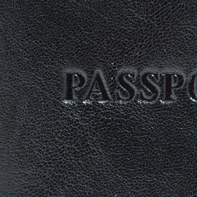 Обкладинка на паспорт Tony Perotti Italico 1597 чорна, Чорний
