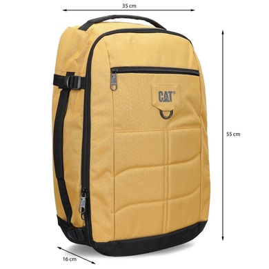 Рюкзак дорожный с отделением для ноутбука 17" CAT Millennial Classic BOBBY 84170;506 Machine Yellow HE, Желтый