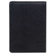 Шкіряна обкладинка на паспорт Karya KR092-45 чорного кольору, Чорний