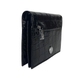 Малый кожаный кошелек-кредитница Karya 0027-06 черного цвета
