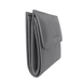 Малый кожаный кошелек Tony Bellucci на кнопке TB893-1032 серого цвета