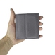 Малый кожаный кошелек Tony Bellucci на кнопке TB893-1032 серого цвета