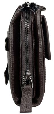 Чоловічий шкіряний клатч Karya з боковою ручкою KR0714-39 коричневий, Коричневий