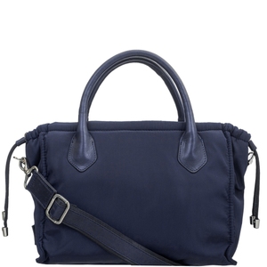 Жіноча текстильна сумка Vanessa Scani з натуральною шкірою V048 темно-синього кольору, Темно-синій
