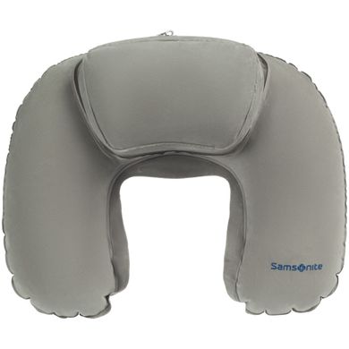 Подушка под голову надувная Samsonite CO1*016 Double Comfort Pillow, офф вайт