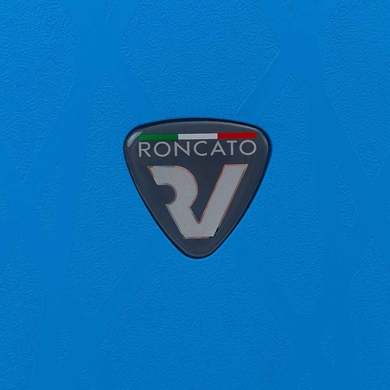 Чемодан из полипропилена на 4-х колесах Roncato Light 500714 (малый), 5007-38-Бирюзово-голубой