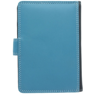 Обкладинка на паспорт з натуральної шкіри з RFID Visconti Rainbow Sumba RB75 Blue Multi , Blue Multi (Синьо-блакитний мультиколір)