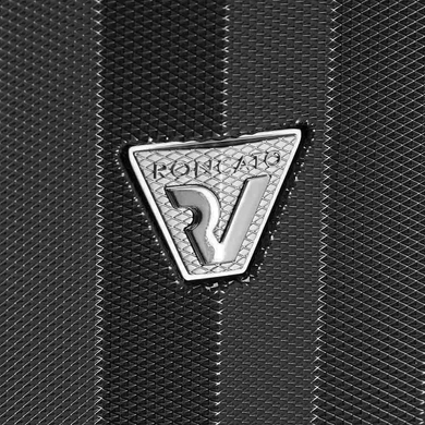 Чемодан из поликарбоната на 4-х колесах Roncato Uno ZSL Premium 2.0 5466 (большой - 98 л), 546-0101-Black/Black