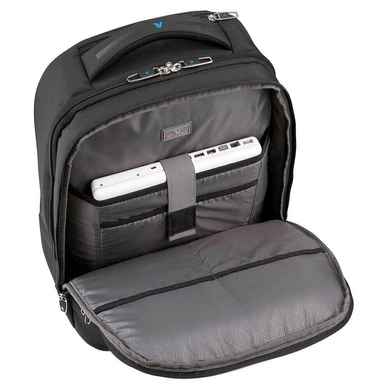 Рюкзак на 2-х колесах с отделением для ноутбука до 15,6" Roncato City Break 414628 черный