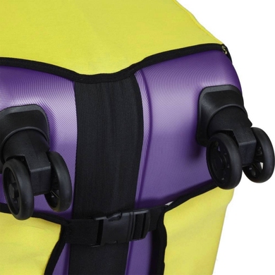 Чехол защитный для среднего чемодана из дайвинга M 9002-6, 900-желтый