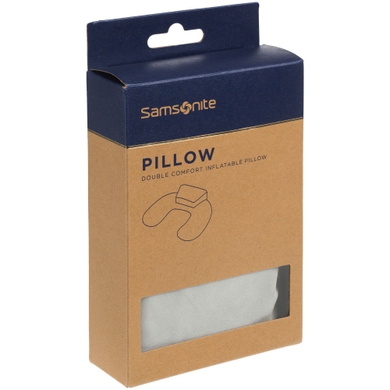 Подушка під голову надувна Samsonite CO1*016 Double Comfort Pillow, офф вайт