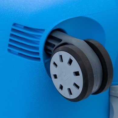Валіза з поліпропілену на 4-х колесах Roncato Light 500711 (велика), 5007-38-Бірюзово-блакитний
