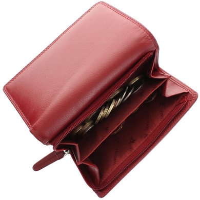 Жіночий гаманець з натуральної шкіри з RFID Visconti Heritage Picadilly HT32 Red