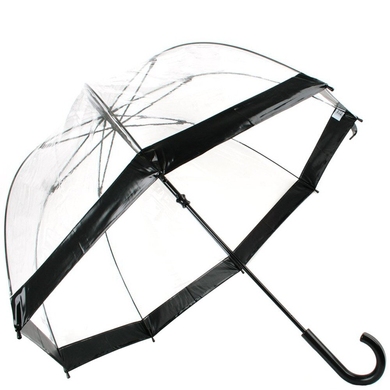 Зонт-трость женский Fulton Birdcage-1 L041 Black (Черный)