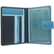 Обкладинка на паспорт з натуральної шкіри з RFID Visconti Rainbow Sumba RB75 Blue Multi , Blue Multi (Синьо-блакитний мультиколір)