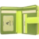 Женский кошелек из натуральной кожи с RFID Visconti Rainbow Fiji RB51 Lime Multi