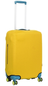 Чехол защитный для среднего чемодана из дайвинга M 9002-47 Горчичный, Горчичный