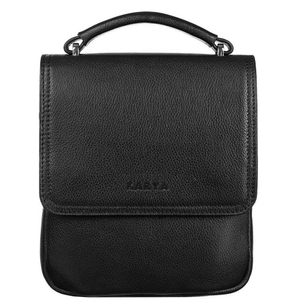 Кожаная мужская сумка Karya 0795-45 черного цвета