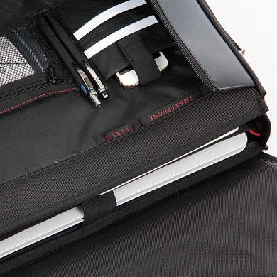 Портфель с отделением для ноутбука 15,6" и планшета 10" Roncato BIZ 2.0 412121, Черный