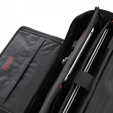 Портфель з відділенням для ноутбуку 15,6" та планшету 10" Roncato BIZ 2.0 412121, Чорний