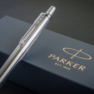 Кулькова ручка Parker Jotter 17 Premium SS Diagonal CT BP 17 532 Сталевий/Хром