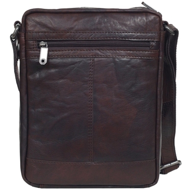 Мужская сумка из натуральной кожи Spikes & Sparrow Bronco 24251N01 Dark Brown