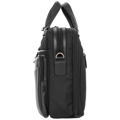Мужская сумка-портфель с отделением для ноутбука 15” BRIC'S Monza BR207704.909 черная, BR2-909-Черный