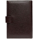 Портмоне з натуральної шкіри Karya з обкладинкою на паспорт 0405-20 темно-коричневий, Темно-коричневий