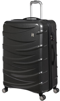 Чемодан IT Luggage Tidal из поликарбоната на 4-х колесах 2327-08-L (большой), ITLuggage-Tidal-Charcoal