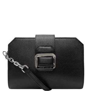Женская сумка Karya из натуральной кожи 2336-45 черного цвета, Черный