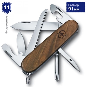 Складной нож Victorinox Hiker WOOD 1.4611.63 (Коричневый)